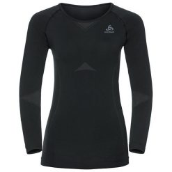 Odlo Koszulka damska Shirt l/s crew neck EVOLUTION LIGHT r. M (184101). Czarne topy sportowe damskie Odlo, l. Za 179,43 zł.