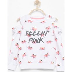Bluzy dziewczęce: Bluza cold arms the pink panther - Biały