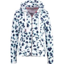 Bluzy damskie: Superdry Bluza rozpinana aqua