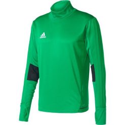 Bluzy męskie: Adidas Bluza treningowa Tiro 17 Zielona, Rozmiar L (BQ2738*L)