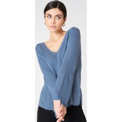 Swetry klasyczne damskie: Rut&Circle Sweter Vendela – Blue