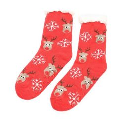 Czerwone Skarpetki Christmas Time. Czerwone skarpetki damskie marki other. Za 19,99 zł.