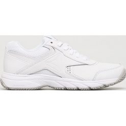 Reebok - Buty Work N Cushion 3.0. Białe buty sportowe damskie Reebok, bez wzorów, ze skóry, sportowe. Za 199,90 zł.