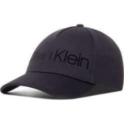 Czapka z daszkiem CALVIN KLEIN - Cap K60K607294 BAX. Czarne czapki damskie Calvin Klein, bez wzorów, z bawełny. Za 159,00 zł.