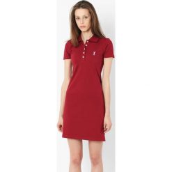 Sukienka Polo Bordo "White". Białe sukienki damskie Edward Orlovski, s, z haftami, z elastanu, sportowe, polo, bez rękawów, sportowe. Za 80,00 zł.