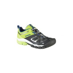 Buty turystyczne Crossrock dla chłopców. Niebieskie buty chłopięce trekkingowe QUECHUA, z poliesteru. Za 99,99 zł.