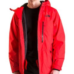 THE NORTH FACE DESCENDIT > 0A3LZL15Q1. Pomarańczowe kurtki męskie The North Face, xl, bez wzorów, z poliesteru, bez kaptura, narciarskie. Za 979,99 zł.