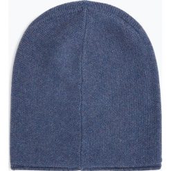 Marie Lund - Damska czapka z czystego kaszmiru, niebieski. Niebieskie czapki damskie Marie Lund, z kaszmiru. Za 229,95 zł.