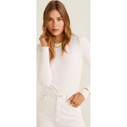 Mango - Sweter Neon. Białe swetry damskie Mango, s, bez wzorów, z dzianiny, bez rękawów, bez kaptura. Za 119,90 zł.