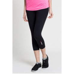 Reebok - Legginsy Nylux Capri. Szare legginsy Reebok, l, z dzianiny. W wyprzedaży za 129,90 zł.