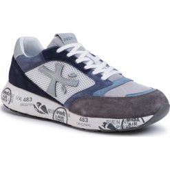 Sneakersy PREMIATA - Zaczac 4613 Grey/Blue. Szare sneakersy męskie Premiata, na co dzień, bez wzorów, z zamszu, eleganckie, bez zapięcia. Za 879,00 zł.