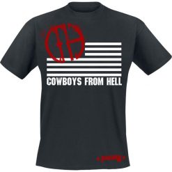 T-shirty męskie z nadrukiem: Pantera High Noon Your Doom Flag T-Shirt czarny