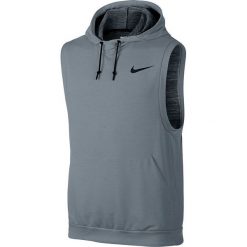 Nike Koszulka męska Dri-Fit Fleece Pullover szara r. L (742618 065). Szare koszulki sportowe męskie Nike, l. Za 169,23 zł.
