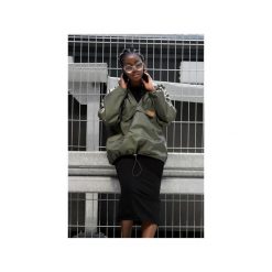 Softshell khaki hoodie. Zielone bluzy damskie Rest_factory, s, z aplikacjami, z poliesteru, bez rękawów, bez kaptura. Za 289,00 zł.