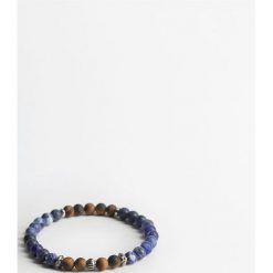 Mango Man - Bransoletka Stones. Niebieskie bransoletki męskie Mango Man. Za 99,99 zł.
