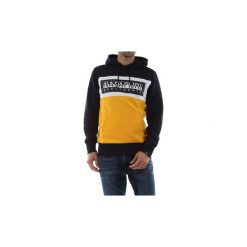Bluzy Napapijri N0YIM9 BEK H. Żółte bluzy męskie Napapijri, s, bez wzorów, bez kołnierzyka, bez rękawów, bez kaptura. Za 299,37 zł.