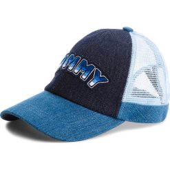 Czapka z daszkiem TOMMY HILFIGER - Tommy Patch Cap AW0AW05489 902. Niebieskie czapki z daszkiem damskie marki TOMMY HILFIGER, z bawełny. Za 179,00 zł.