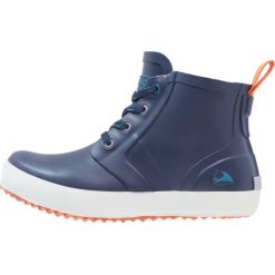 Viking LILLESAND Kalosze navy/orange. Niebieskie buty zimowe damskie Viking, z materiału. Za 209,00 zł.