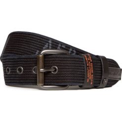 Pasek AERONAUTICA MILITARE. Czarne paski męskie Aeronautica Militare, w paski, z tkaniny, militarne. Za 590,00 zł.