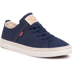 Tenisówki LEVI'S - 38109-0258-17 Navy Blue. Niebieskie półbuty męskie Levi's®, na co dzień, bez wzorów, z gumy, eleganckie, bez zapięcia. Za 239,00 zł.
