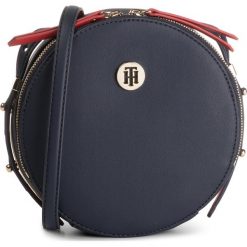 Torebka TOMMY HILFIGER - Modern Hardware Round Xover AW0AW06916 CJM. Niebieskie listonoszki damskie TOMMY HILFIGER, bez wzorów, ze skóry ekologicznej, bez dodatków. Za 579,00 zł.