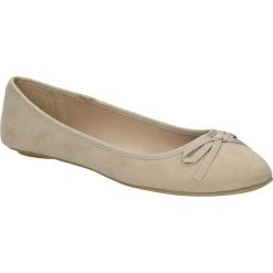BALERINY 01337. Brązowe baleriny damskie Casu, bez wzorów, bez obcasa. Za 19,99 zł.