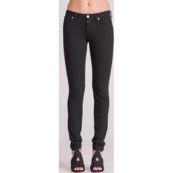 Czarne jeansy slim fit Versace Collection ze zdobieniem. Czarne jeansy damskie Versace Collection. Za 407,60 zł.