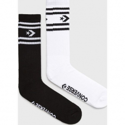 Converse - Skarpety (2-pack). Szare skarpetki męskie Converse, z elastanu. Za 39,90 zł.