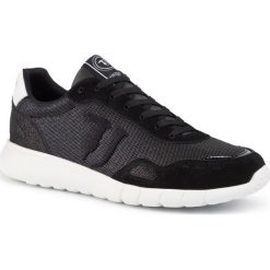 Sneakersy TRUSSARDI JEANS - 79A00442 K299. Czarne półbuty damskie Trussardi Jeans, z jeansu. W wyprzedaży za 319,00 zł.
