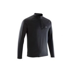 Bluza RUN WARM. Czarne bluzy męskie marki KALENJI, m, z długim rękawem, długie. Za 29,99 zł.