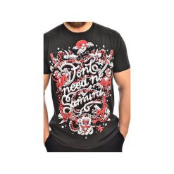 Wild Vibes Vintage Black by DON'T NEED NO SAMURAI, Cutting Edge Stuff. Czarne t-shirty męskie Don't need no samurai, na lato, s, bez wzorów, vintage, bez kołnierzyka. Za 139,00 zł.