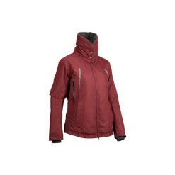Ciepła kurtka jeździecka Tosca damska. Szare kurtki damskie FOUGANZA, xs, bez wzorów, z poliesteru, bez kaptura, do jazdy konnej. Za 249,99 zł.