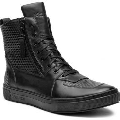 Kozaki KAZAR - Jens 36595-16-N0 Black. Czarne glany męskie Kazar, z materiału. Za 549,00 zł.