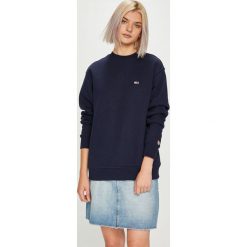 Tommy Jeans - Bluza. Szare bluzy damskie marki Tommy Jeans, l, z bawełny, bez kaptura. Za 299,90 zł.
