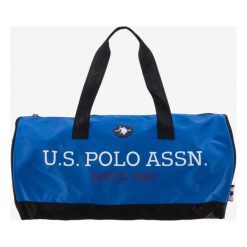 U.S. Polo Assn New Bump Torba sportowa Niebieski. Niebieskie torby męskie sportowe U.S. Polo Assn., w paski, z materiału, sportowe. Za 240,95 zł.