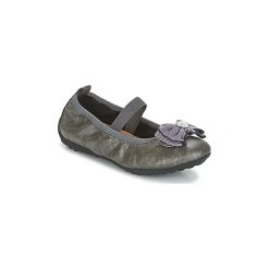 Baleriny Dziecko Geox J PIUMA BALLERINES. Szare baleriny dziewczęce Geox, bez wzorów, bez obcasa. Za 215,20 zł.
