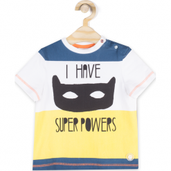 Koszulka. Żółte t-shirty chłopięce marki HERO ANIMALS, z aplikacjami, z elastanu, z długim rękawem. Za 29,90 zł.