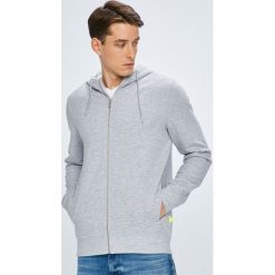 Review - Bluza. Szare bluzy męskie Review, s, bez wzorów, z bawełny, z kapturem, bez rękawów, z kapturem. W wyprzedaży za 99,90 zł.