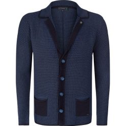 Kardigan "Pin High" w kolorze granatowym. Niebieskie kardigany męskie Sir Raymond Taylor, s, z bawełny. W wyprzedaży za 173,95 zł.