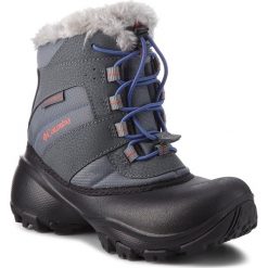 Śniegowce COLUMBIA - Youth Rope Tow III Waterproof BY1323 Ti Grey Steel/Red Canyon 033. Szare śniegowce dziewczęce Columbia, bez zapięcia. W wyprzedaży za 219,00 zł.