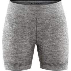 Bokserki Craft Fuseknit Comfort Boxer W Szare. Szare bokserki damskie Craft, bez wzorów, ze skóry. Za 54,99 zł.