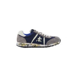 Buty Premiata LUCY 600E. Niebieskie trampki męskie Premiata, bez wzorów, bez zapięcia. Za 805,36 zł.