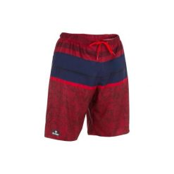 Spodenki SBS 100 Stripes. Czerwone bermudy męskie OLAIAN, z materiału, sportowe. W wyprzedaży za 39,99 zł.