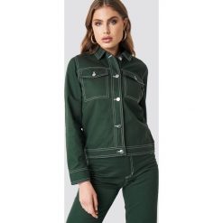 Moves x NA-KD Kurtka Fauna - Green. Zielone kurtki damskie marki Moves x NA-KD, bez wzorów, z materiału, długie, bez kaptura. W wyprzedaży za 161,97 zł.