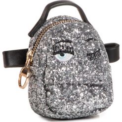 Saszetka nerka CHIARA FERRAGNI - 20AI-CFZ080 Silver. Szare nerki damskie Chiara Ferragni, bez wzorów, z tworzywa sztucznego, bez dodatków. Za 729,00 zł.