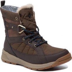 Śniegowce COLUMBIA - Meadows Shorty Omni-Heat 3D BL5966 Espresso Mhw/ Lagoon 200. Pomarańczowe kozaki damskie Columbia, na zimę, ze skóry ekologicznej, bez obcasa, bez zapięcia. W wyprzedaży za 289,00 zł.