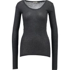 Bluzki damskie: American Vintage MASSACHUSETTS Bluzka z długim rękawem anthracite chine/charcoal melange