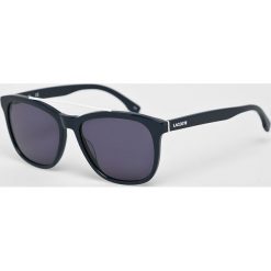 Lacoste - Okulary L822S.424. Niebieskie okulary przeciwsłoneczne męskie Lacoste, z tworzywa sztucznego. W wyprzedaży za 229,90 zł.
