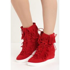 Sneakersy damskie: Czerwone Sneakersy Ginny