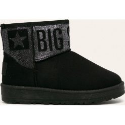 Big Star - Śniegowce. Czarne śniegowce damskie BIG STAR, z gumy, retro, bez zapięcia. W wyprzedaży za 59,90 zł.